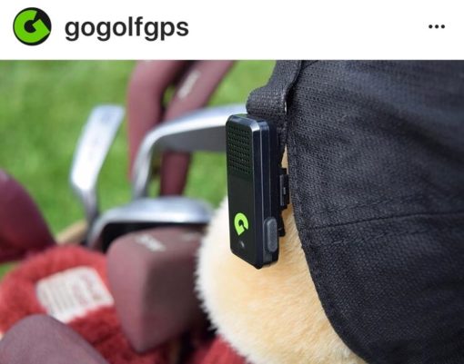 GoGolf GPS on cap | Golf Verified